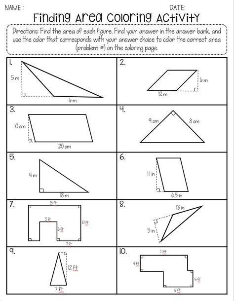 Areas Of Parallelograms And Triangles