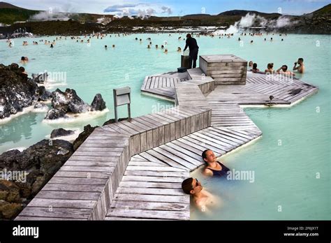 Blue Lagoon SPA. Iceland Stock Photo - Alamy