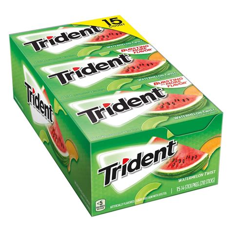 Mondelez Trident Gum, 15 ea - Walmart.com