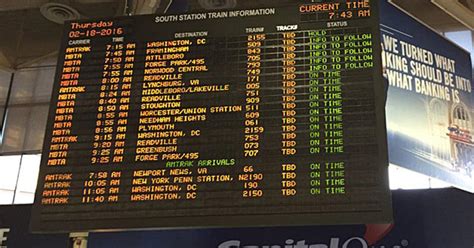 MBTA Warns Of Significant Commuter Rail Delays Friday Morning - CBS Boston