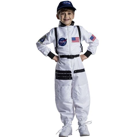 Astronaut Costume for Kids – NASA Orange/White Space Suit By Dress Up America | eBay