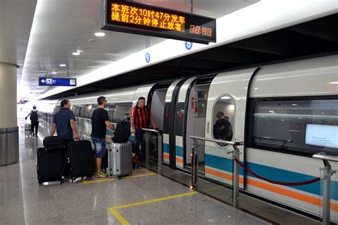 Shanghai Maglev Train, Shanghai Pudong International Airport - a photo ...