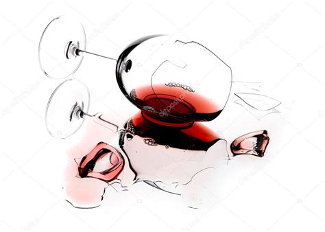 Broken wine glass Stock Photo by ©vincomfoto 1215630