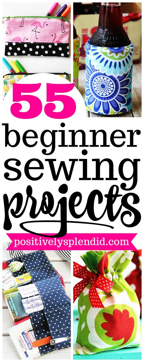 55 Easy Sewing Projects for Beginners - Positively Splendid {Crafts, Sewing, Recipes and Home Decor}