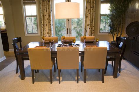 Dining Table with Luxury Decor. Stock Photo - Image of indoors, house ...