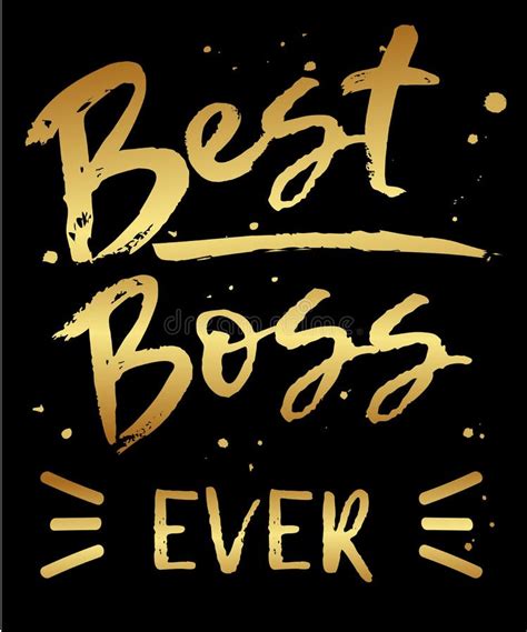 Best Boss Ever Greeting Card. Stock Vector - Illustration of poster, best: 102698226