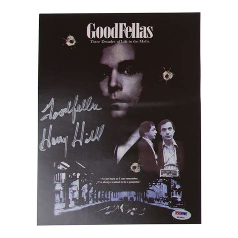 Henry Hill Signed "Goodfellas" 8.5x11 Photo Inscribed "Goodfella" (PSA ...