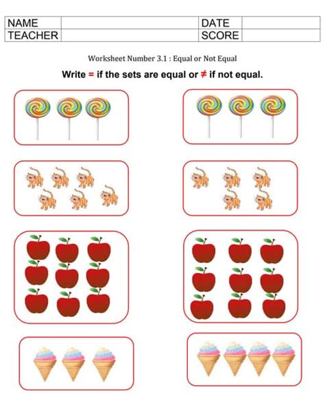 Equal And Unequal Sets Worksheet Live Worksheets, 51% OFF