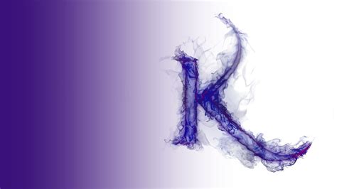 K Name Letter Purple Smoke White Background HD K Name Wallpapers | HD Wallpapers | ID #77913