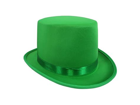 Adult Satin Top Hat Magician Gentleman Roaring 20s Tuxedo Formal Costume Top Hat (Green ...