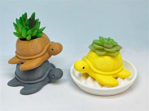 Turtle Planter, Sea Turtle Planter, Turtle Planter Pot, Turtle Lover ...