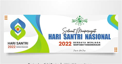 Desain Spanduk Banner Hari Santri Nasional 2022 (Free CDR) - ALDZI ART & DESIGN