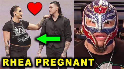 Rhea Ripley Pregnant with Dominik Mysterio's Baby as Rey Mysterio is Upset at Pregnancy - WWE ...