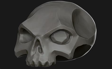 Free Sea of Thieves Skull Sculpt — polycount