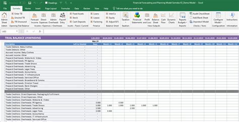 Financial Forecasting Model Excel Template | Planning & Budgeting