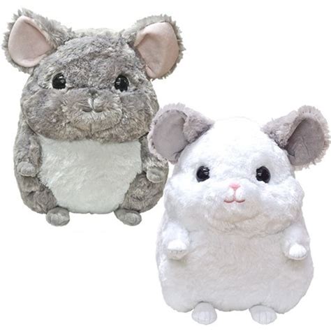 Chinchilla Plushie White Big