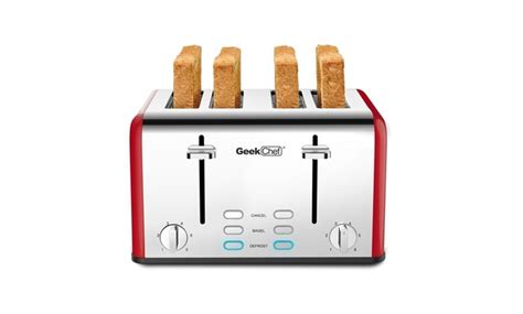 4 Slice Automatic Fast Toasting,Classical Funcions Stainless Steel Toaster Oven | Groupon