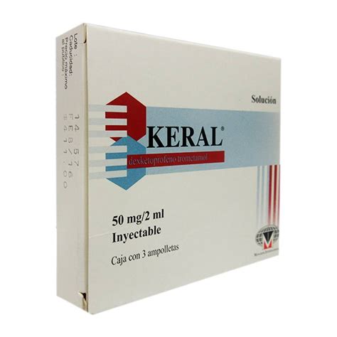 Keral 50 mg 3 ampolletas | Walmart