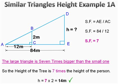 Similar Triangles Applications | Passy's World of Mathematics