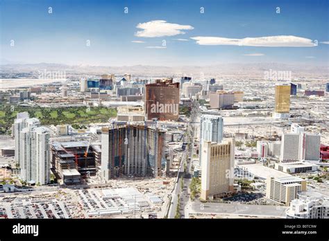 Aerial View of Las Vegas Strip Nevada USA Stock Photo - Alamy