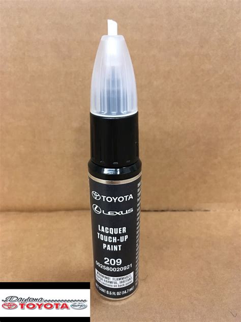 Genuine Toyota/scion/lexus Touch Up Paint 209 Black Sand Pearl