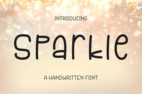 Sparkle Font by Nirmala Creative · Creative Fabrica