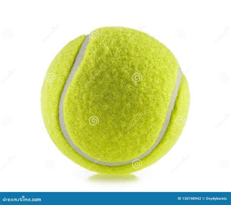 Tennis Ball Isolated White Background - Photography Stock Photo - Image of single, white: 150748942