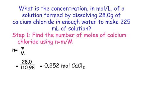 PPT - Molar Concentrations PowerPoint Presentation, free download - ID:3590808