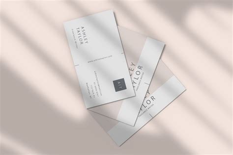 Clean Business Card Mockup - Design Cuts