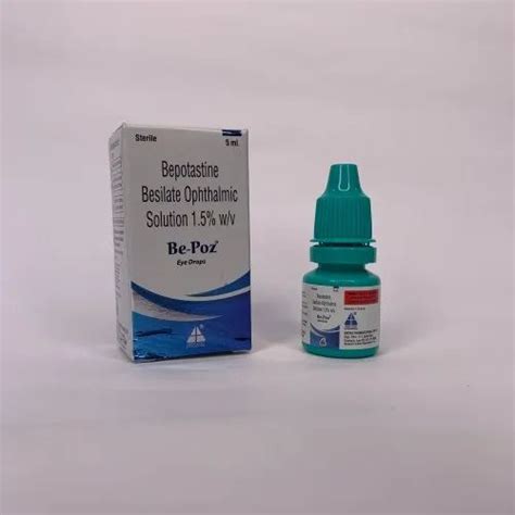 Bepotastine Besilate Ophthalmic Solution Eye Drop at best price in Agra