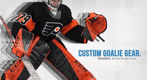 Custom Goalie Gear - Only 50% Down | Goalies Plus