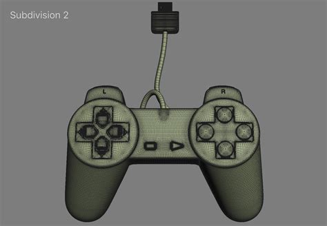 Sony playstation classic controller model - TurboSquid 1390141