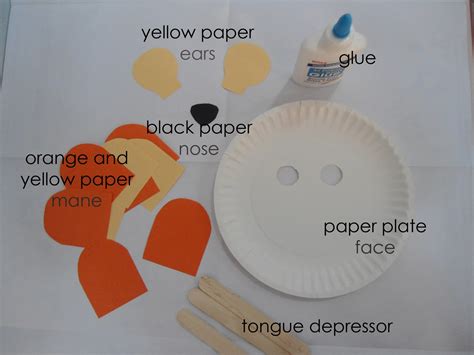 teacher weena: Paper Plate Lion Mask