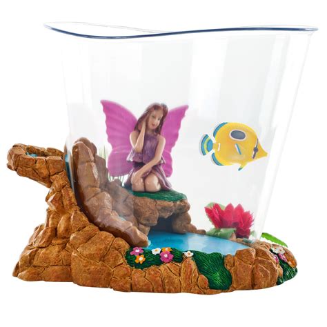 Trademark 1 qt. Fantaseas Aquarium Fish Tank - Fairyland - Pet Supplies ...