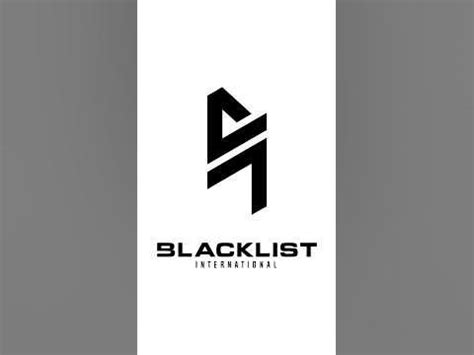 Create a "Blacklist International" Logo in Corel Draw #graphicdesign # ...