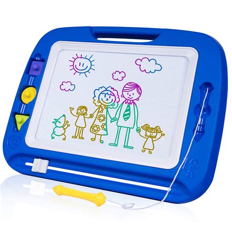 SGILE Magnetic Drawing Board Toy for Kids, Large Doodle Writing Blue | eBay