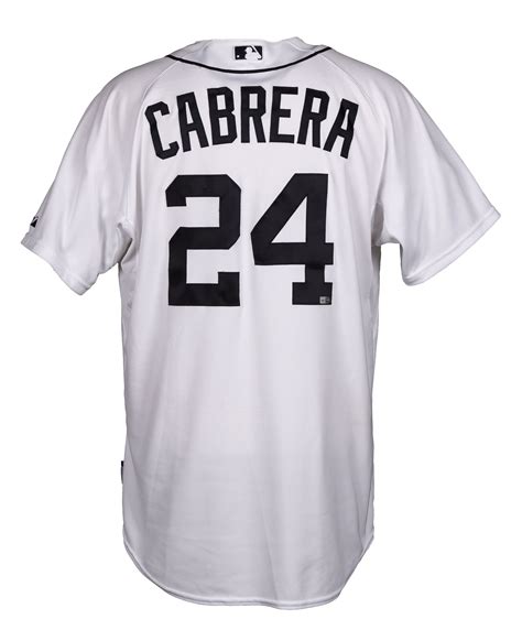 Lot Detail - 2013 Miguel Cabrera Game Used Home Run Detroit Tigers Jersey from MVP Season (MLB ...