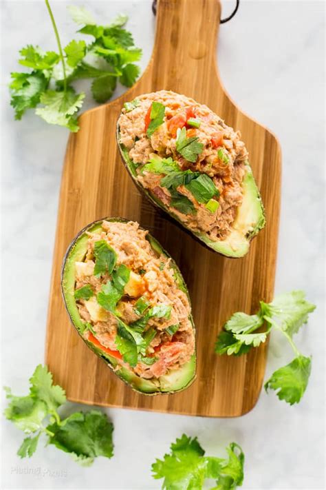 Easy Spicy Tuna Avocado Boats recipe - Plating Pixels