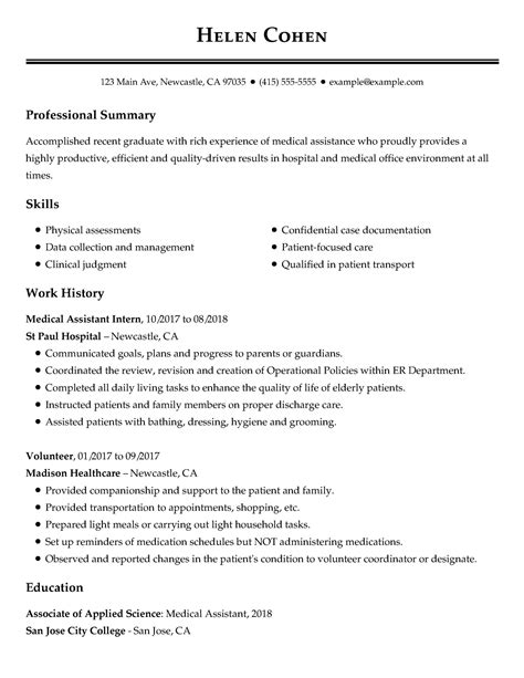 Example Of A Professional Summary On A Resume | Free Letter Templates