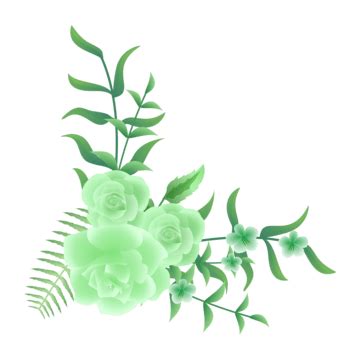 Green Rose Bouquet PNG, Vector, PSD, and Clipart With Transparent Background for Free Download ...