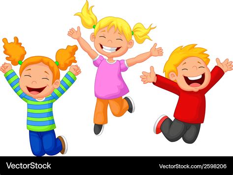 Happy kid cartoon Royalty Free Vector Image - VectorStock