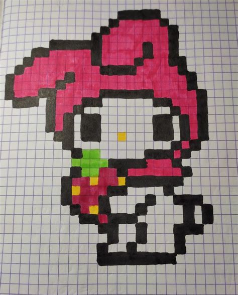 Pixel Art 35 Dibujos En Cuadricula Dibujos Pixelados Punto De Cruz ...