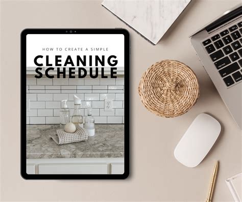 WEEKLY CLEANING SCHEDULE – Simplified Family Home