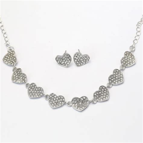 Heart Jewelry Necklace Set WIth Earring - (PS-142) Online Shopping & Price in Pakistan