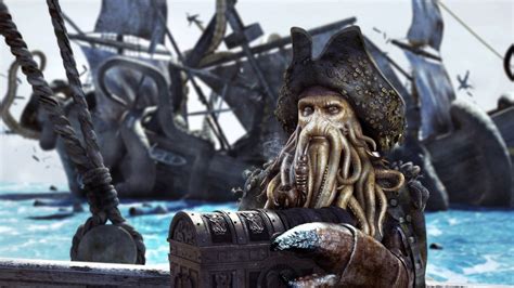 Davy Jones Pirates of the Caribbean Smoking Pipe Chest wallpaper | 1920x1080 | 36777 | WallpaperUP