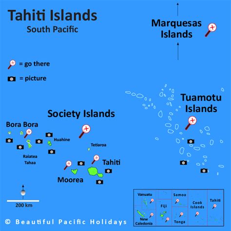 french polynesia map south pacific islands Pacific Map, South Pacific, French Polynesia, Tahiti ...