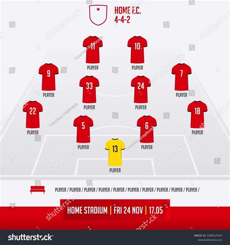 465 Player Positions Lineup Images, Stock Photos & Vectors | Shutterstock