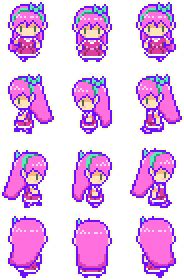 "PerfectAubrey" Sprite sheet edit : OMORI