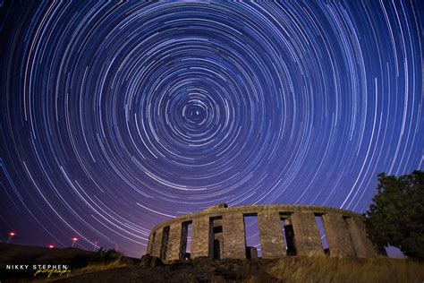 Star Trails at Maryhill Stonehenge by djniks97 on DeviantArt