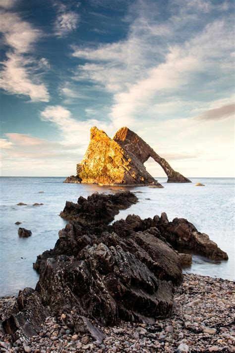 Bow Fiddle Rock, Portknockie, Scotland: - World Travel